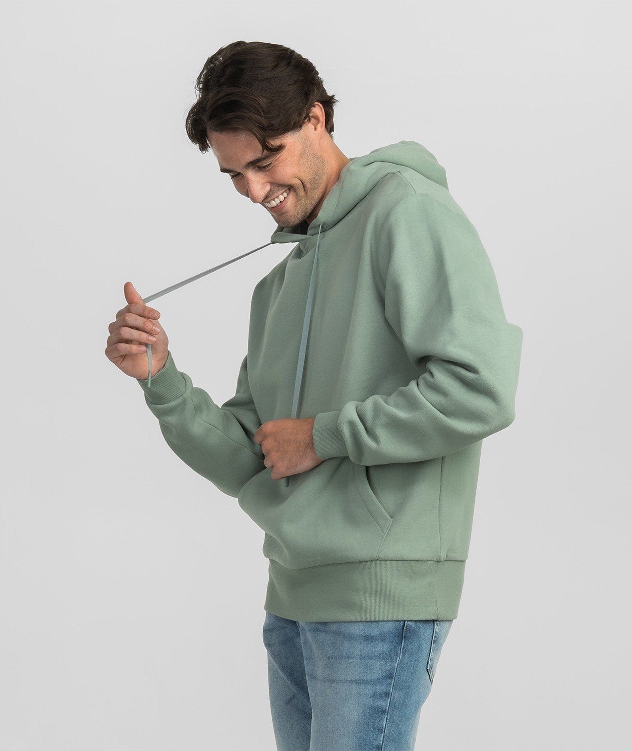 Washed Fleece Essential Hoodie