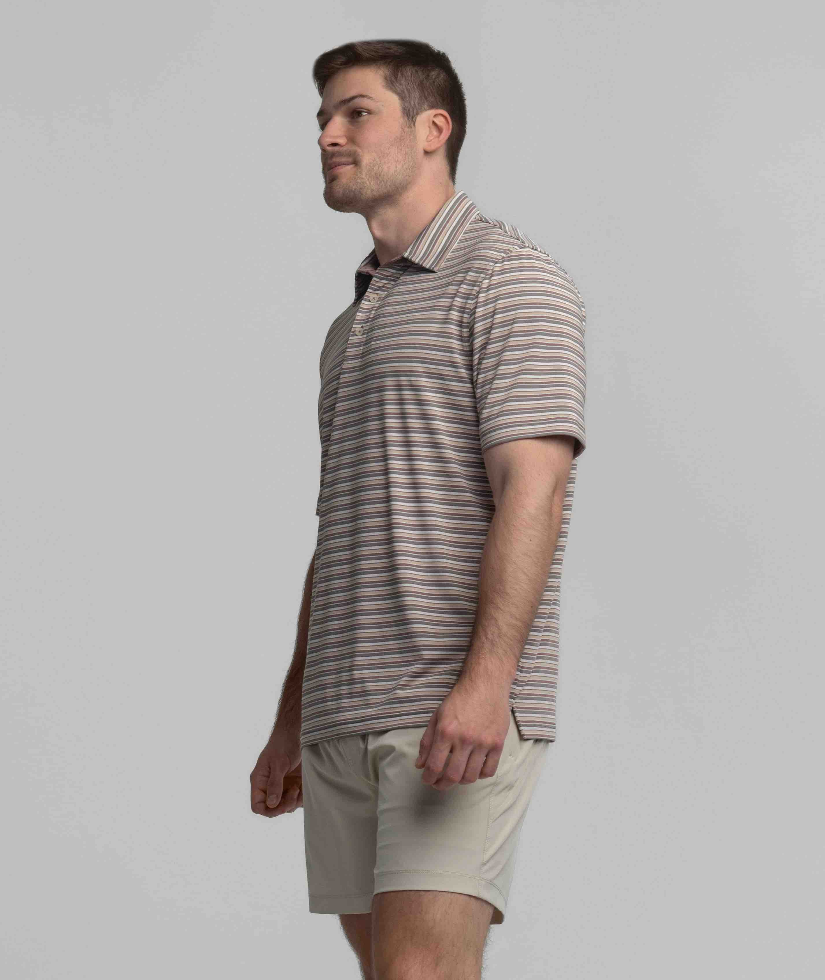Grant Stripe Polo