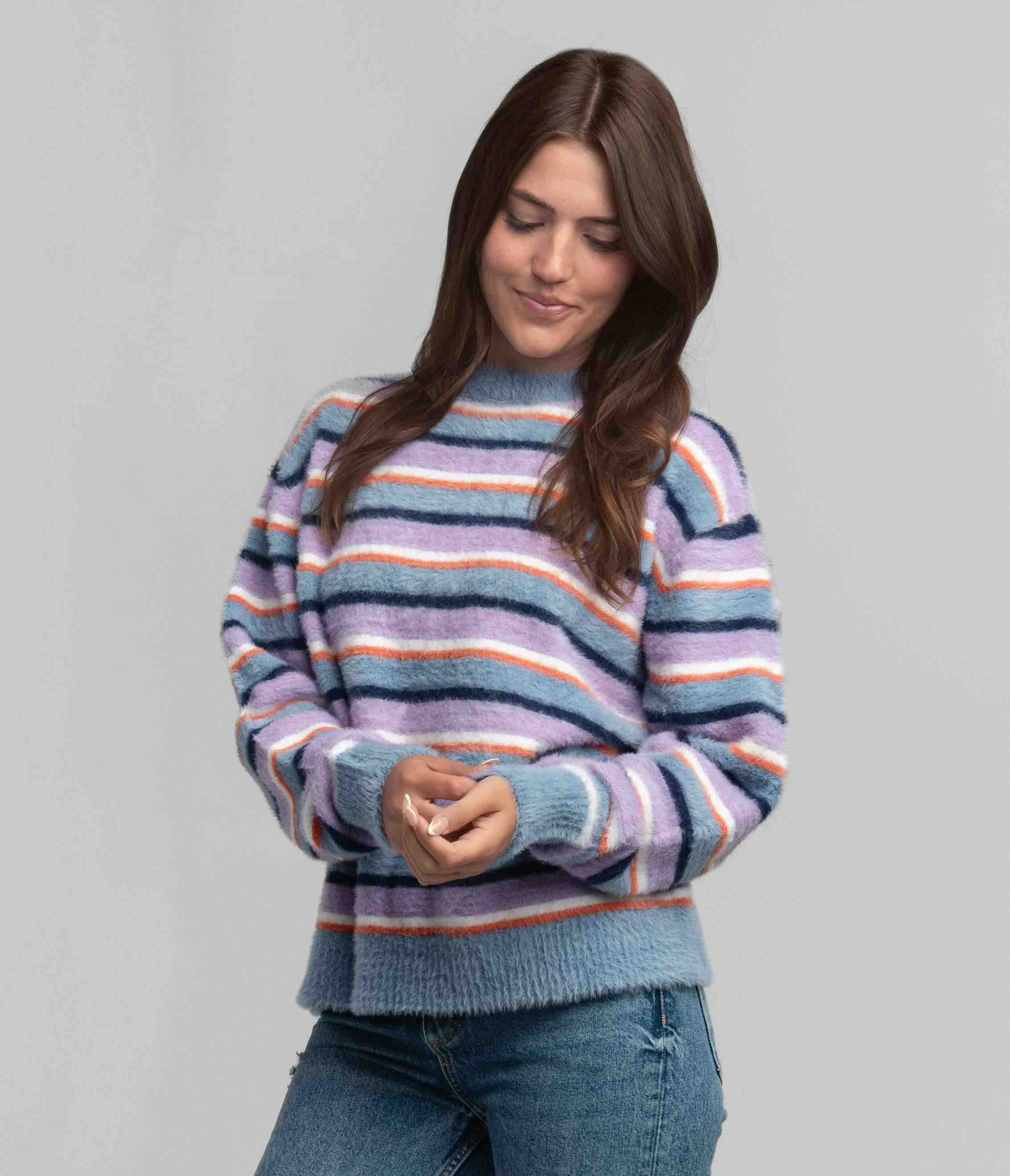 Crewneck Intarsia Sweater