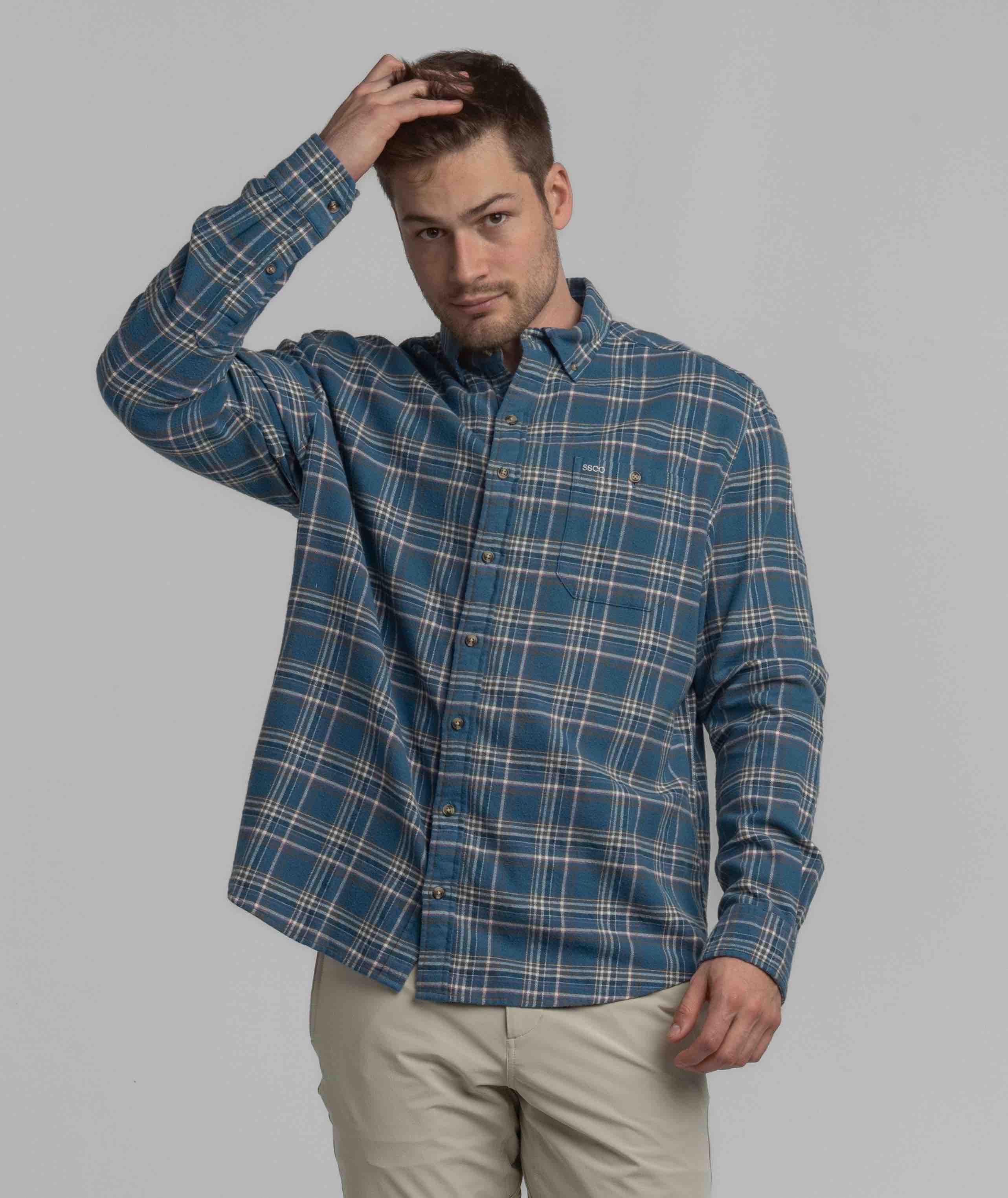 Walker Washed Flannel LS