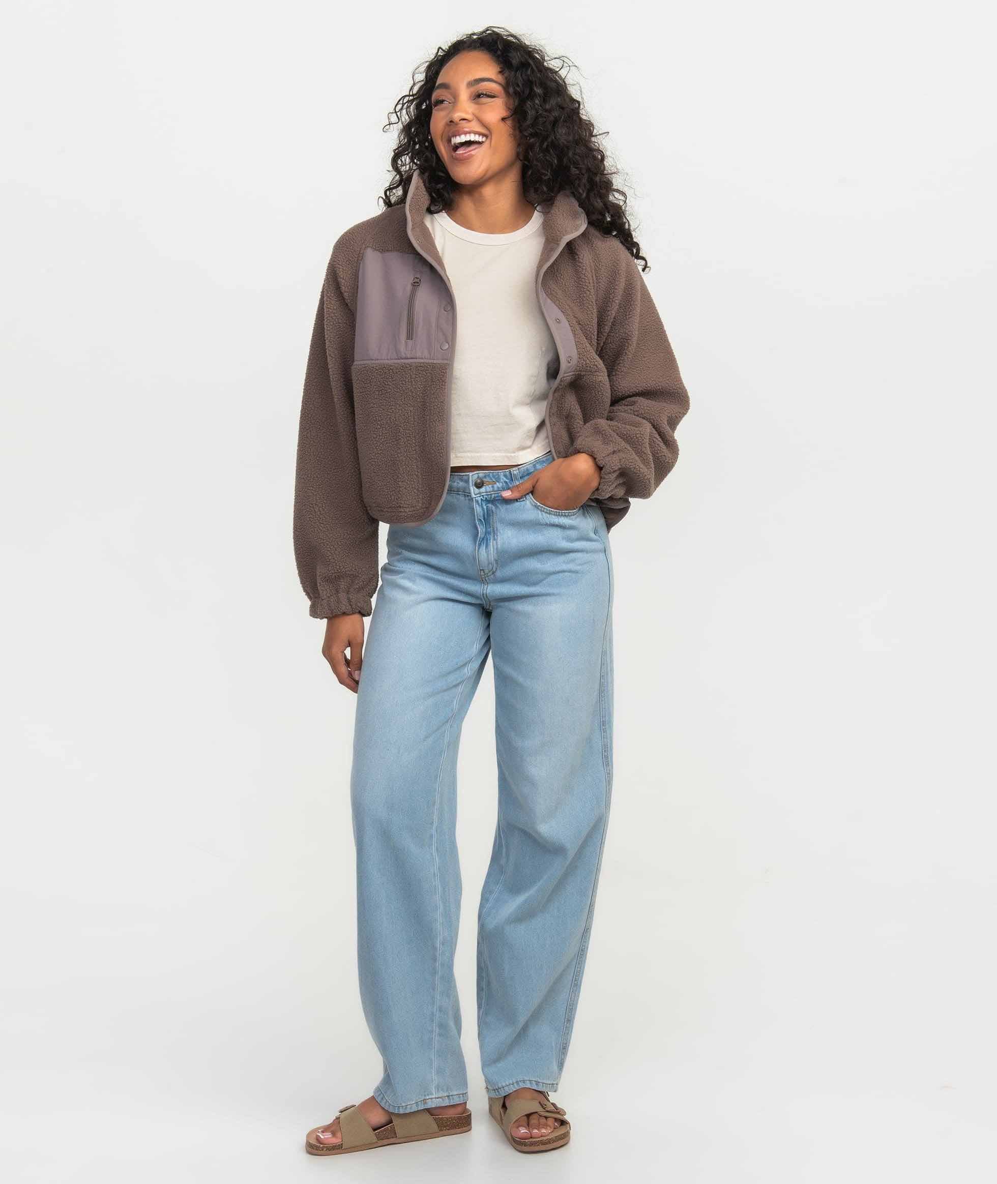 Retro Snap Fleece Jacket