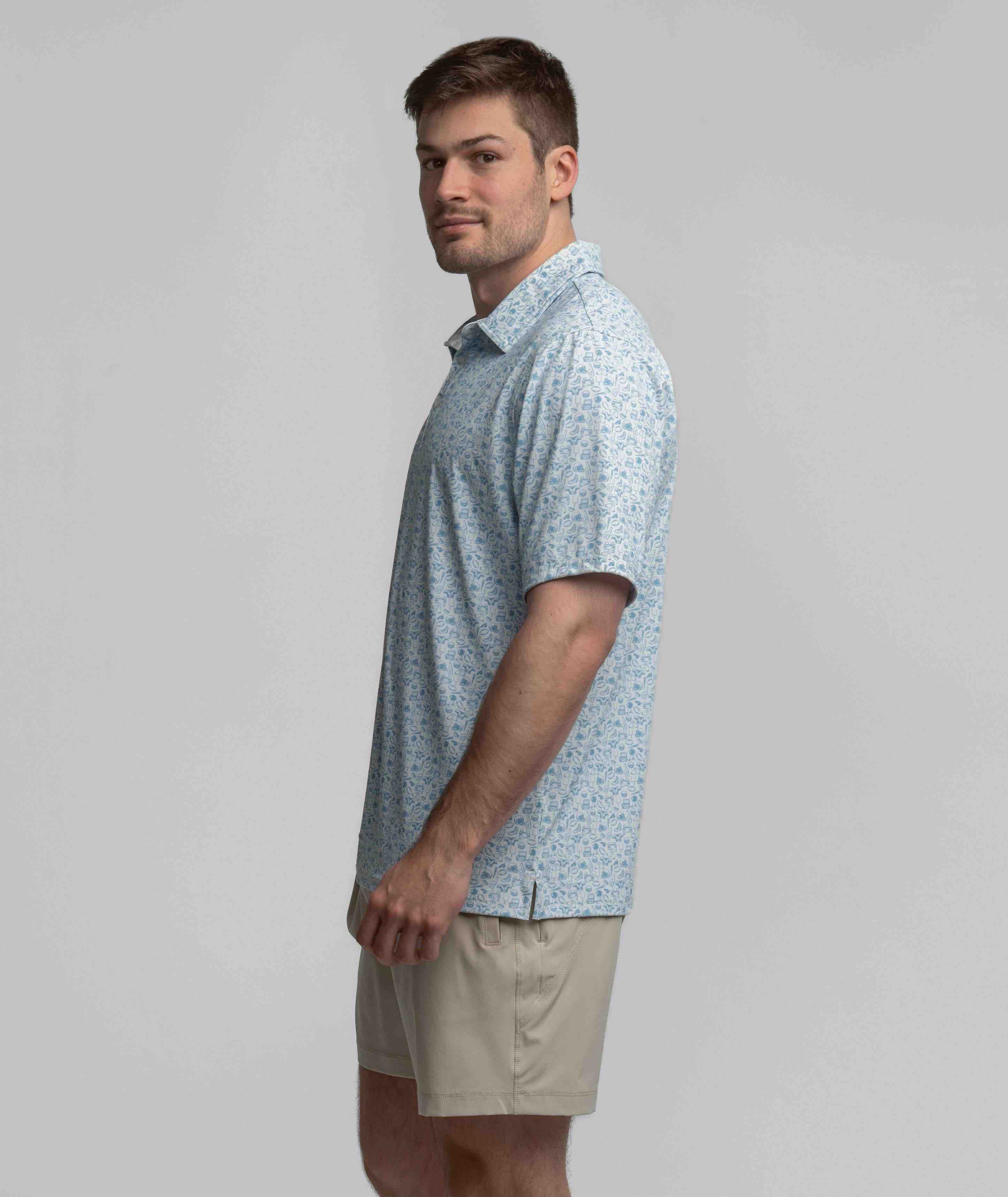 Biggest Fan Printed Polo