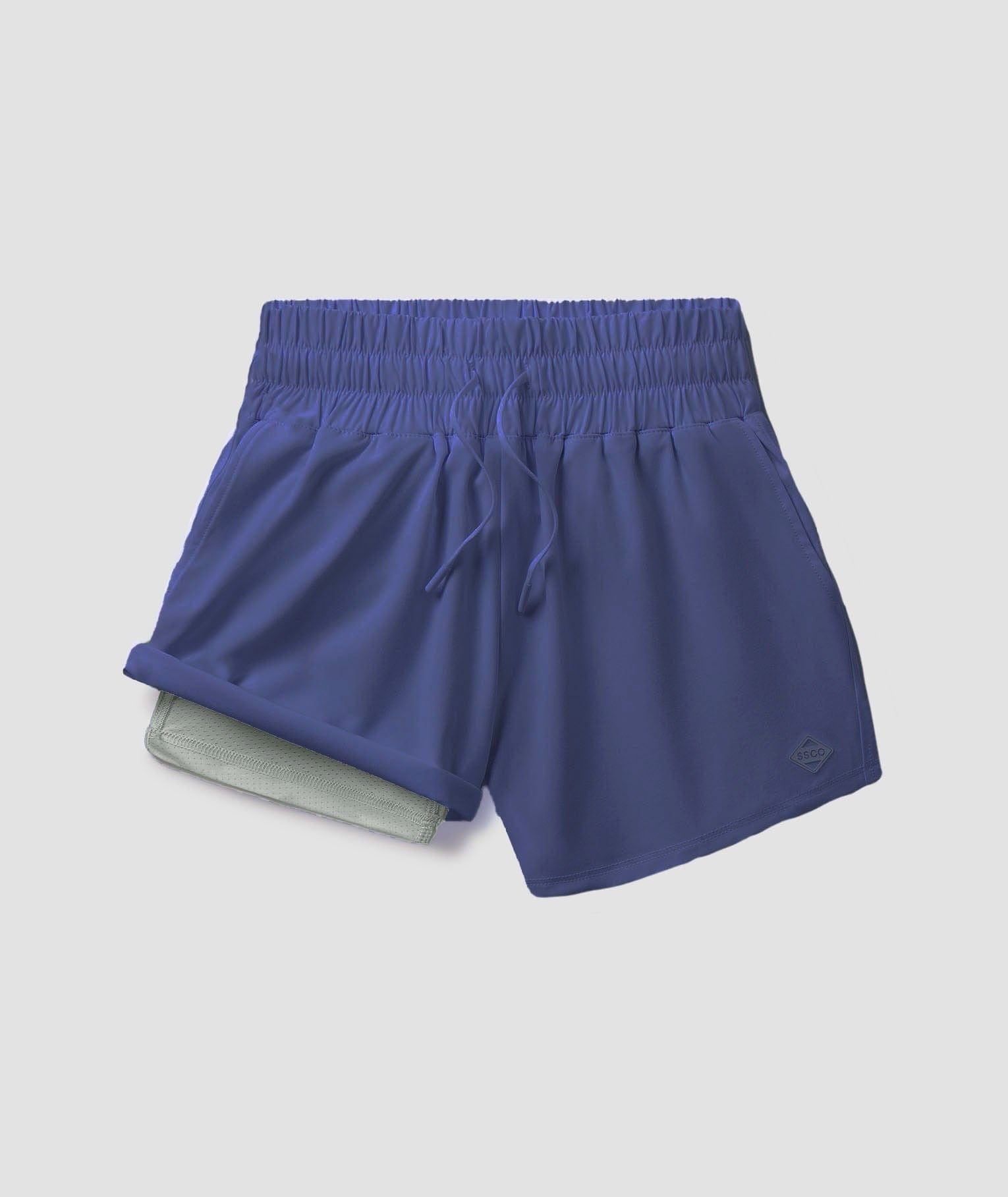 Womens Lined Hybrid Shorts