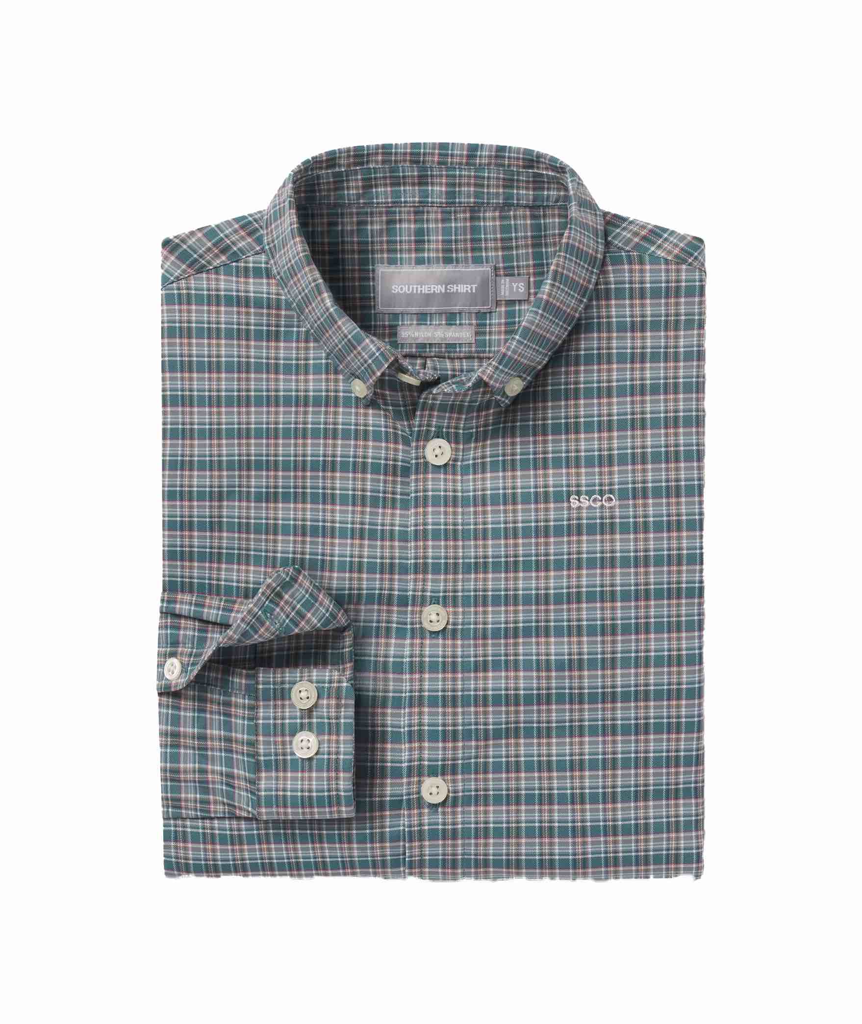 Youth Boys Bennett Plaid LS