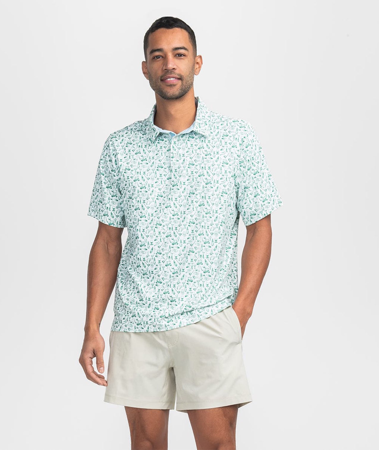 Tapped In Printed Polo
