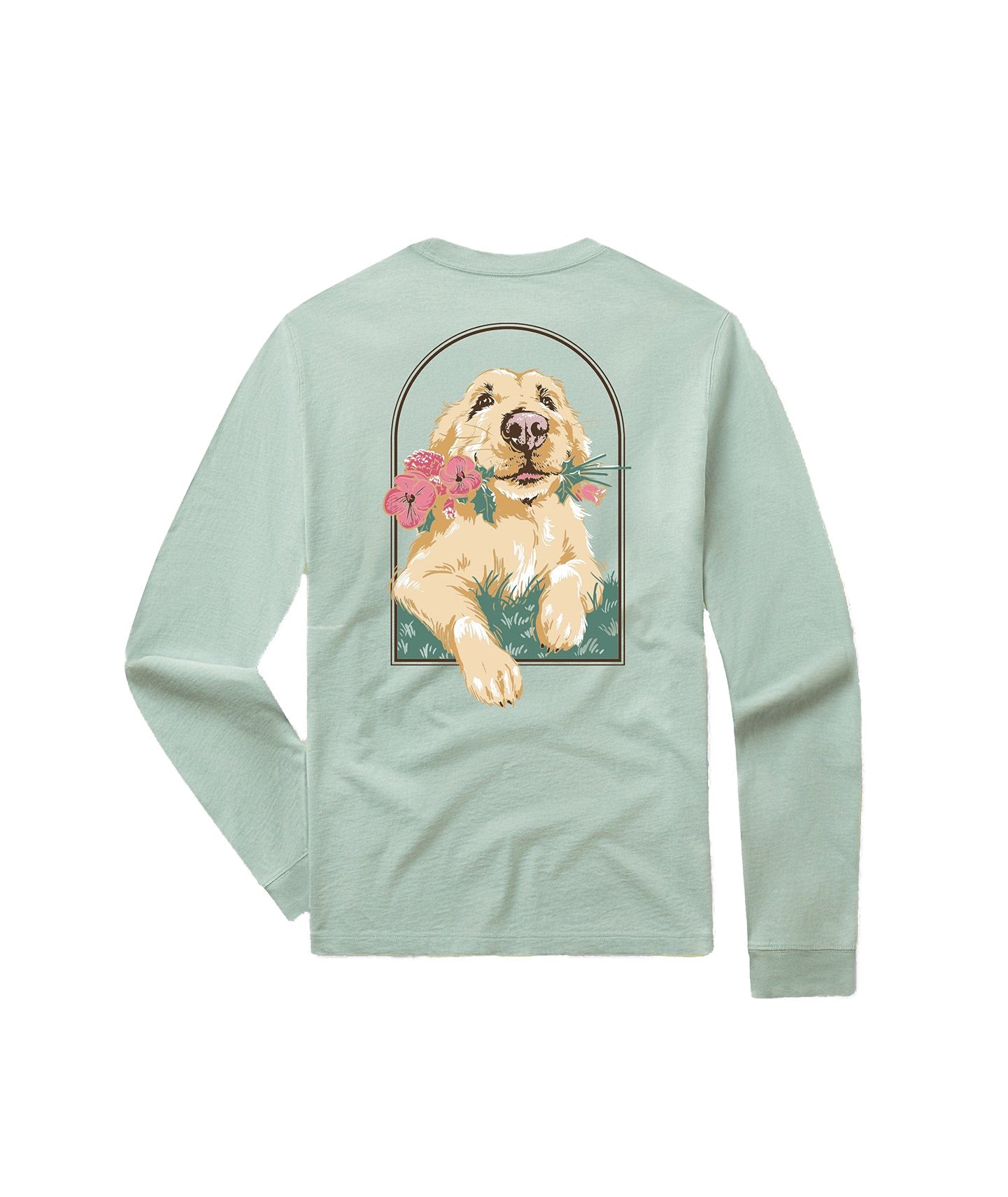 Youth Floral Fetch Tee LS