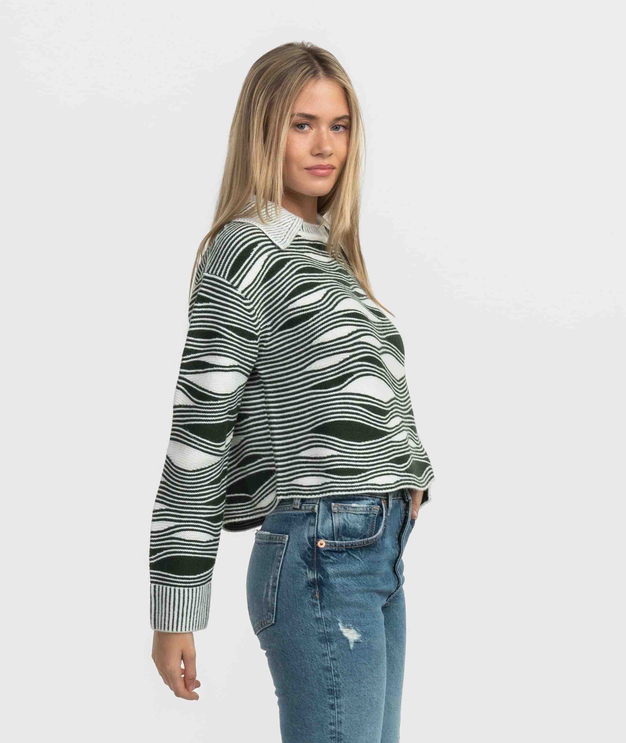 Convertible Collar Sweater