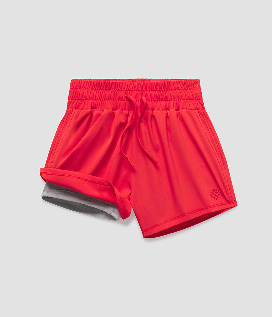 Womens Lined Hybrid Shorts
