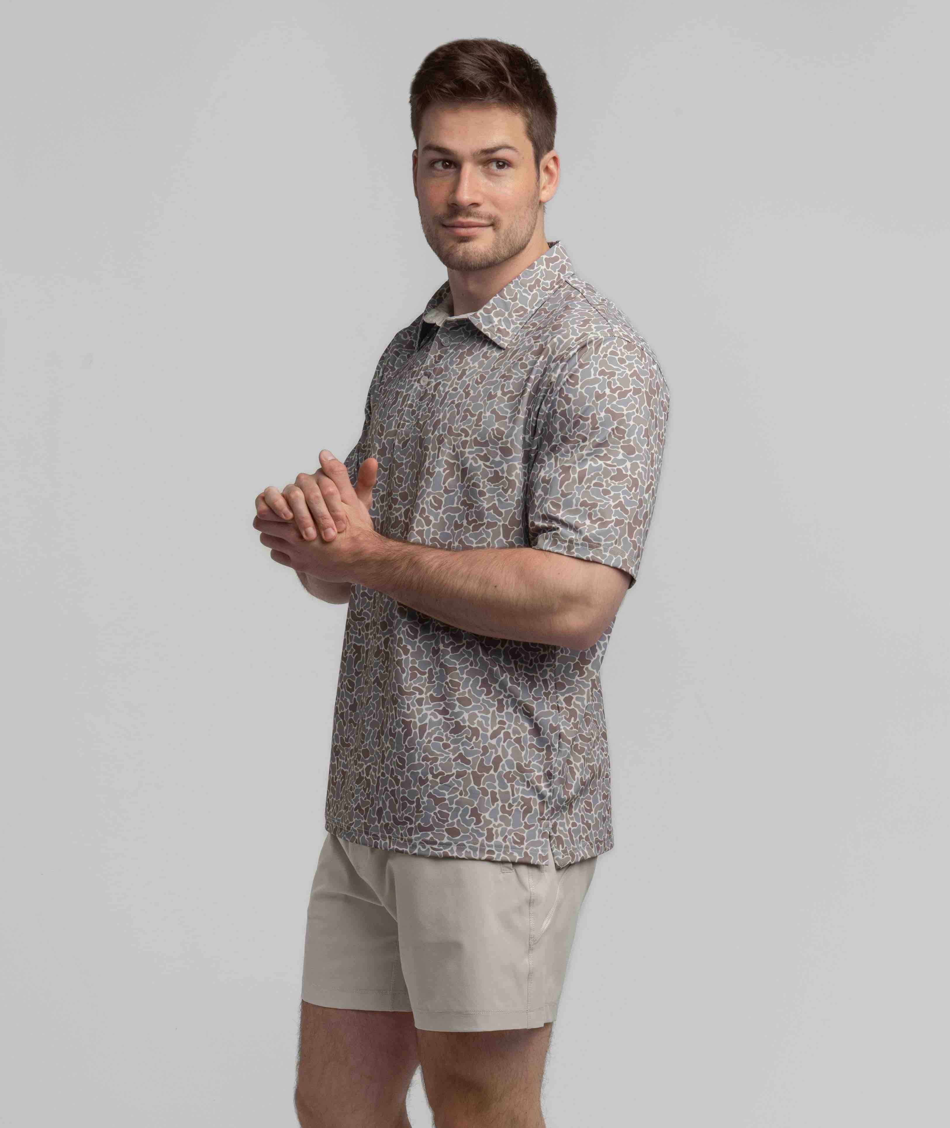 Hunters Hideaway Printed Polo