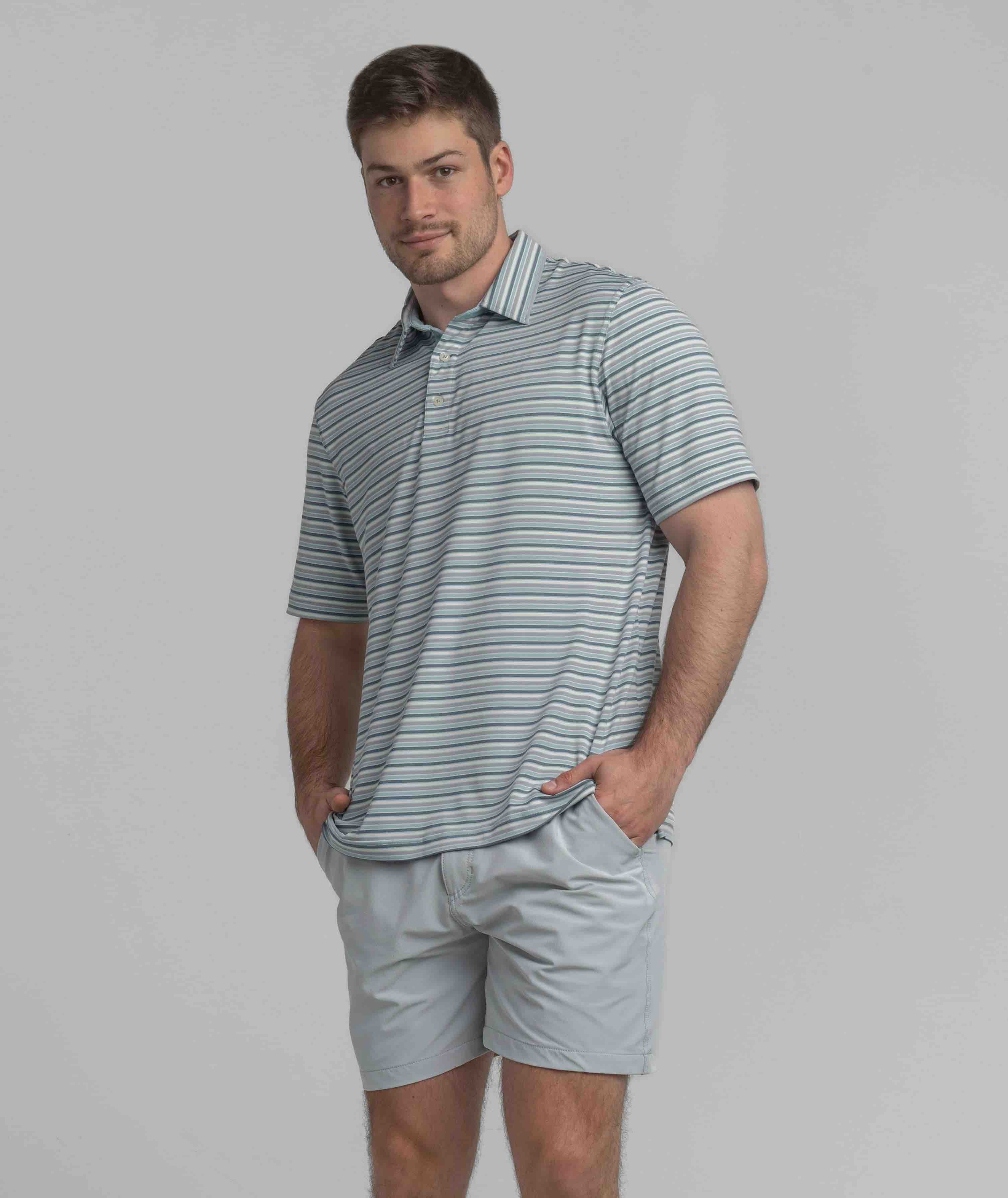 Grant Stripe Polo