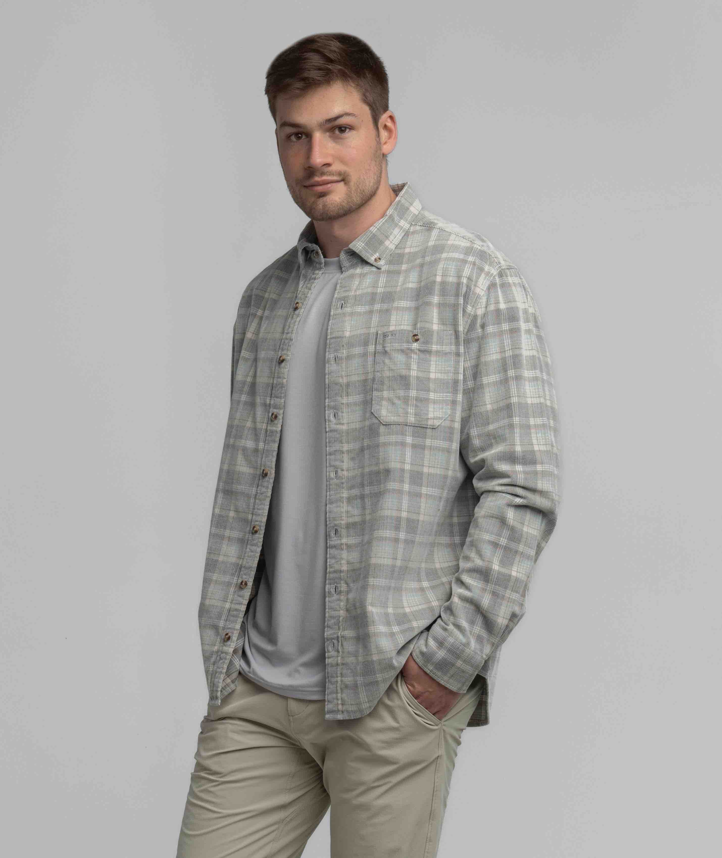Braxton Lightweight Cord Flannel