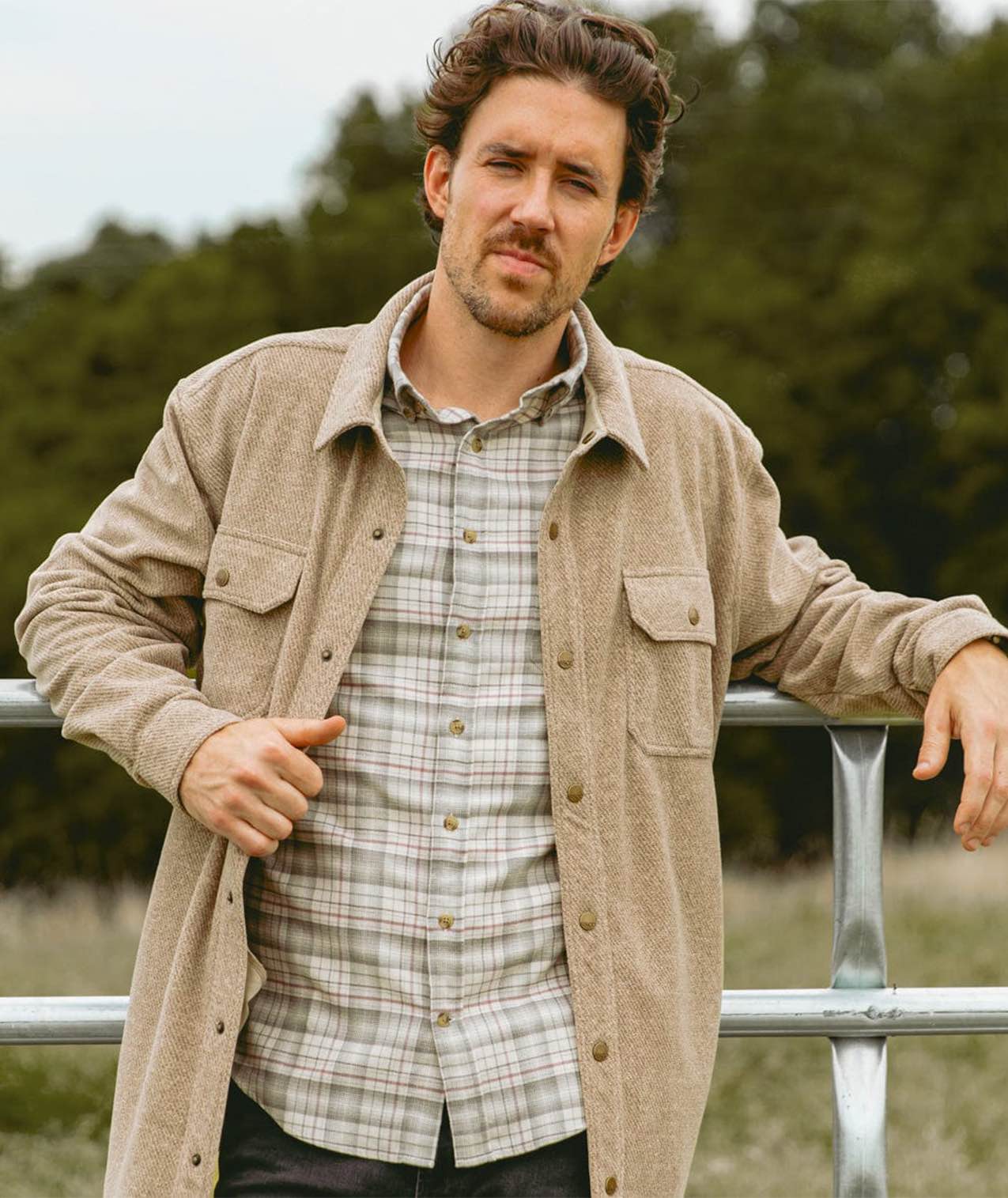 Stretch Twill Shacket