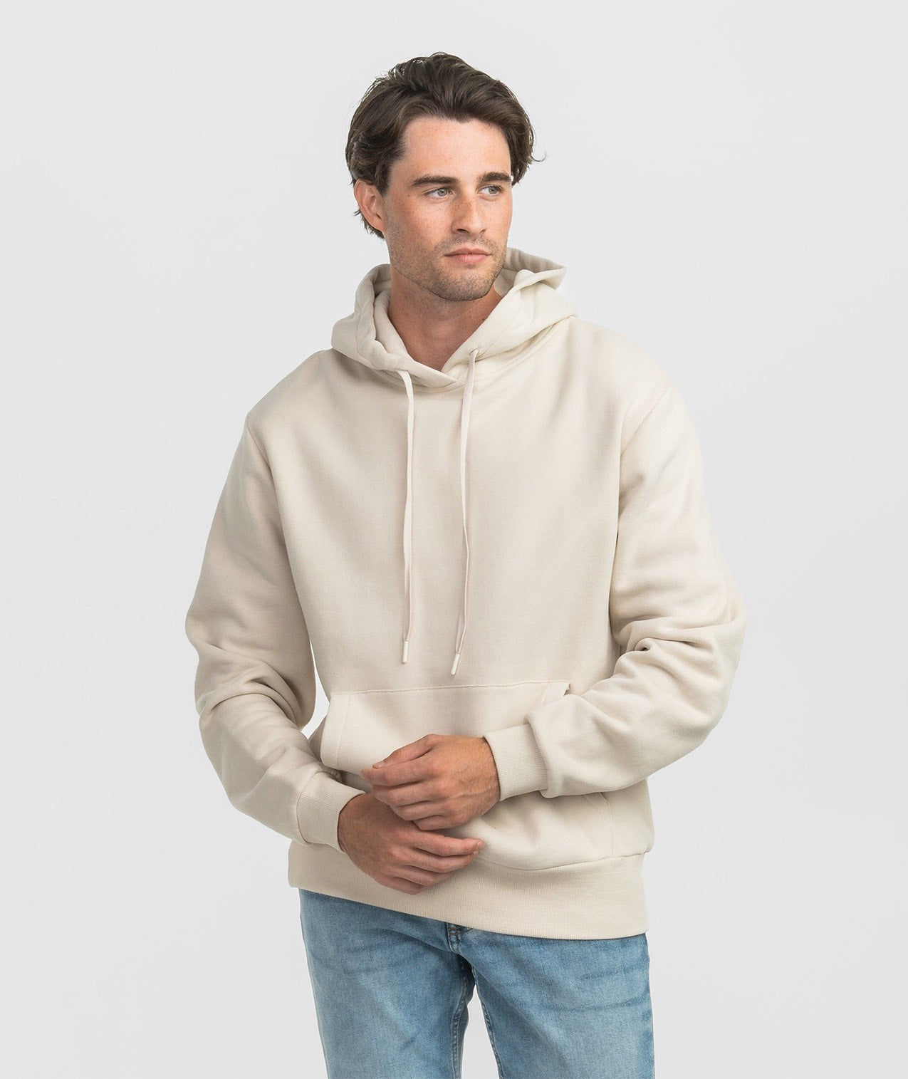 Washed Fleece Essential Hoodie
