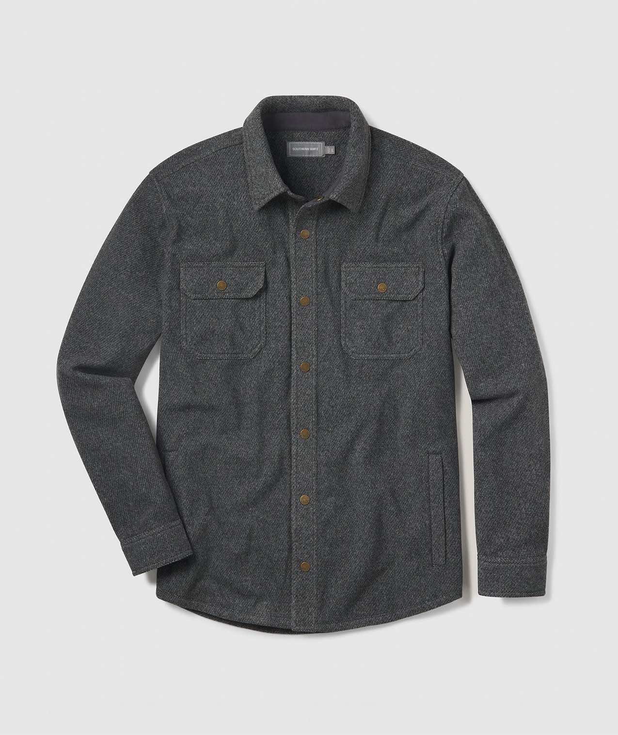 Stretch Twill Shacket