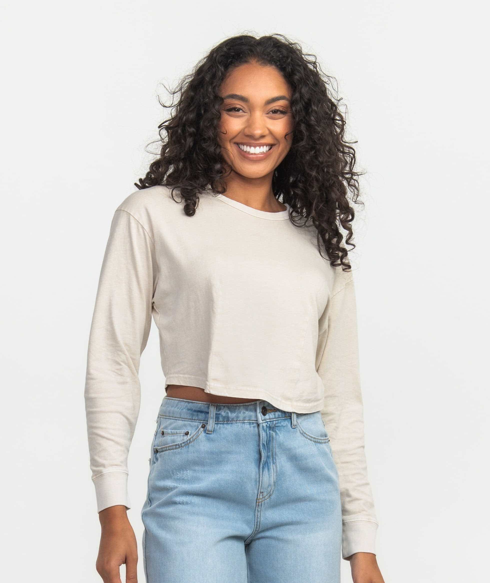 Anywhere Darted Tee LS