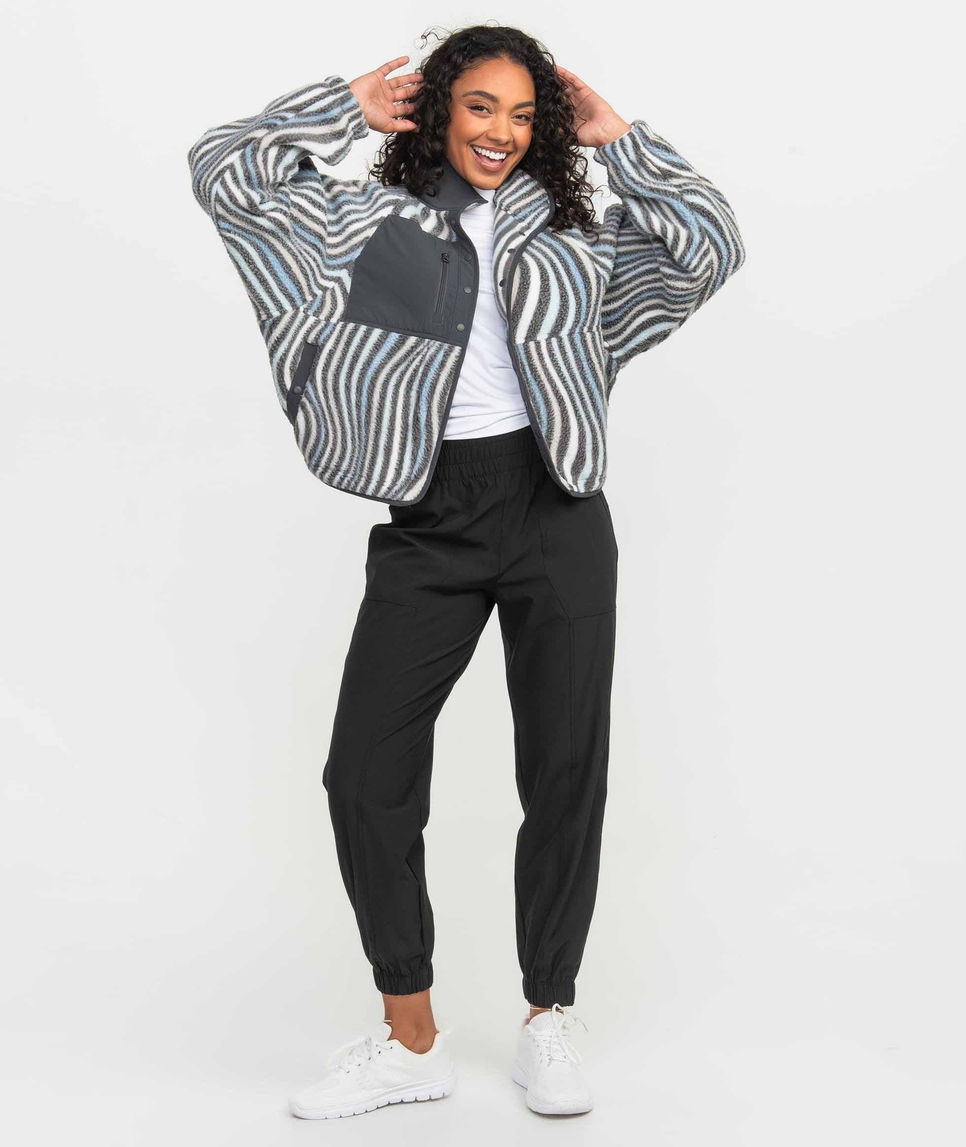 Retro Snap Fleece Jacket