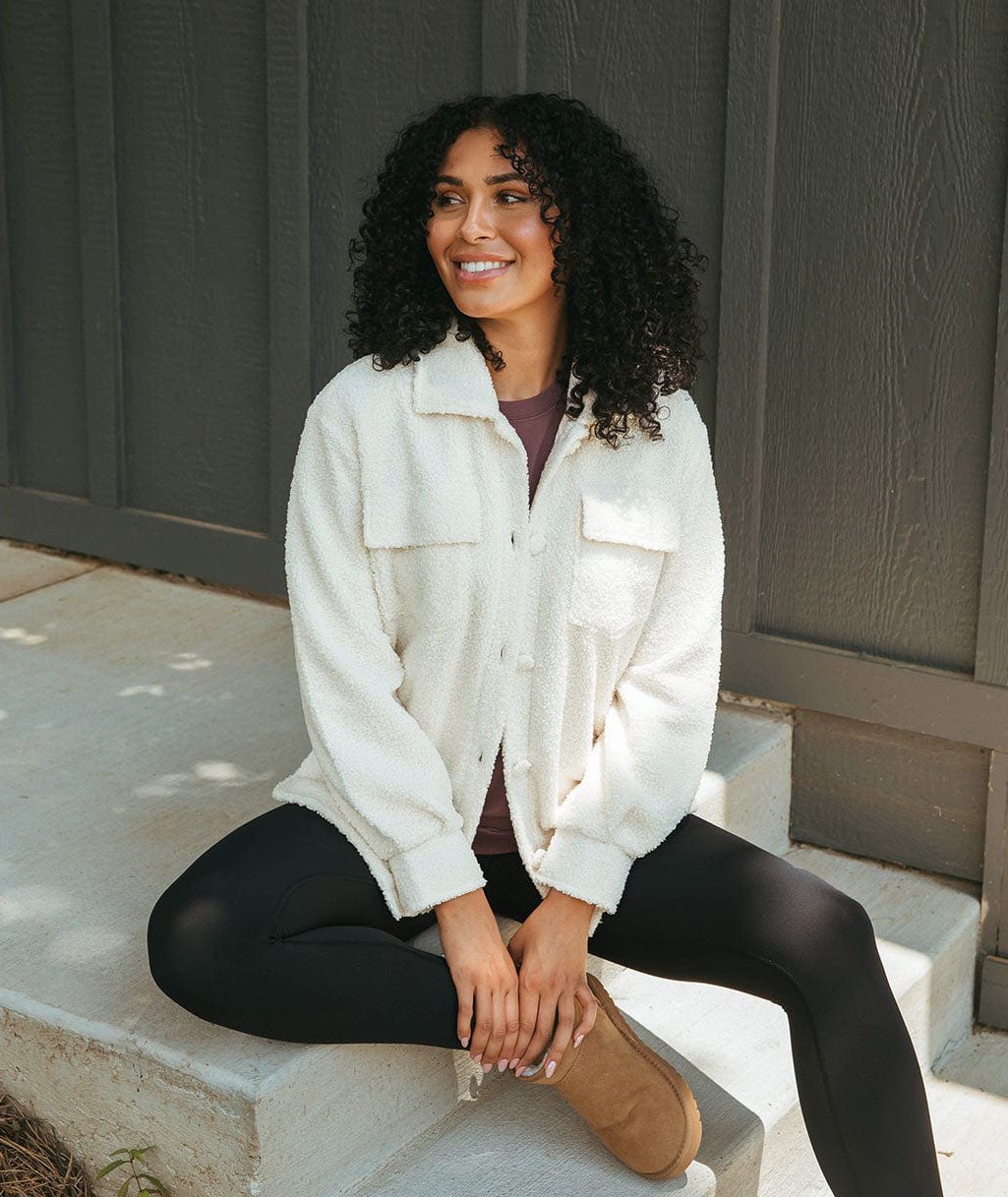 Warm and Fuzzy Shirt Jacket