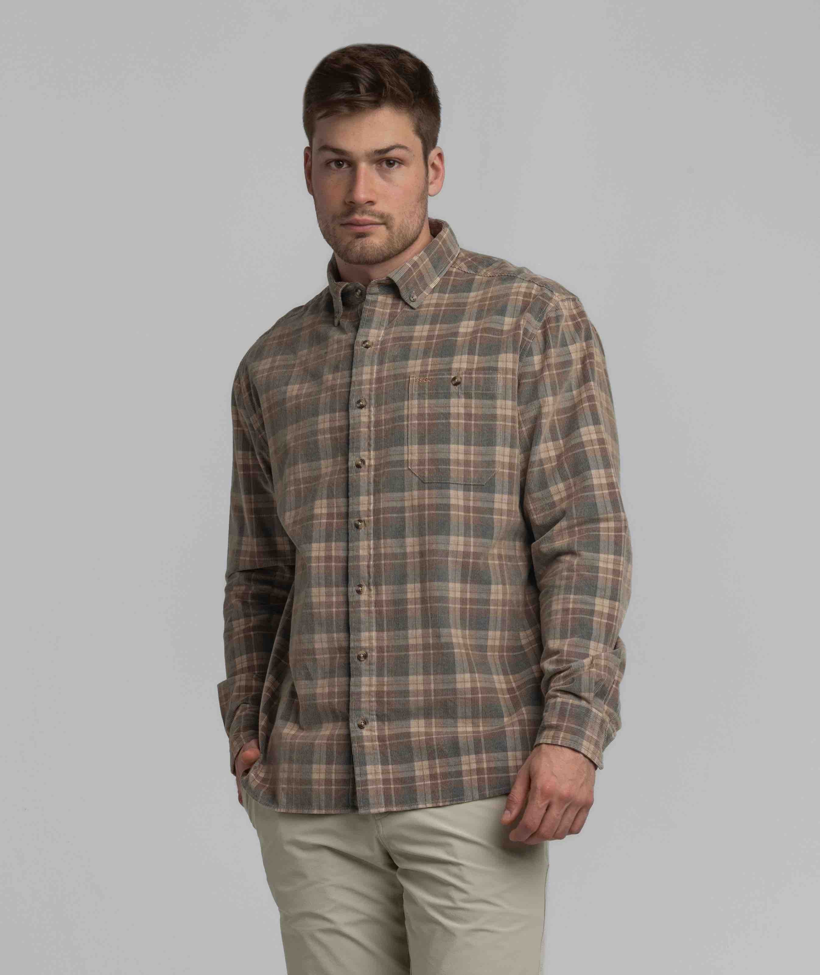 Braxton Lightweight Cord Flannel