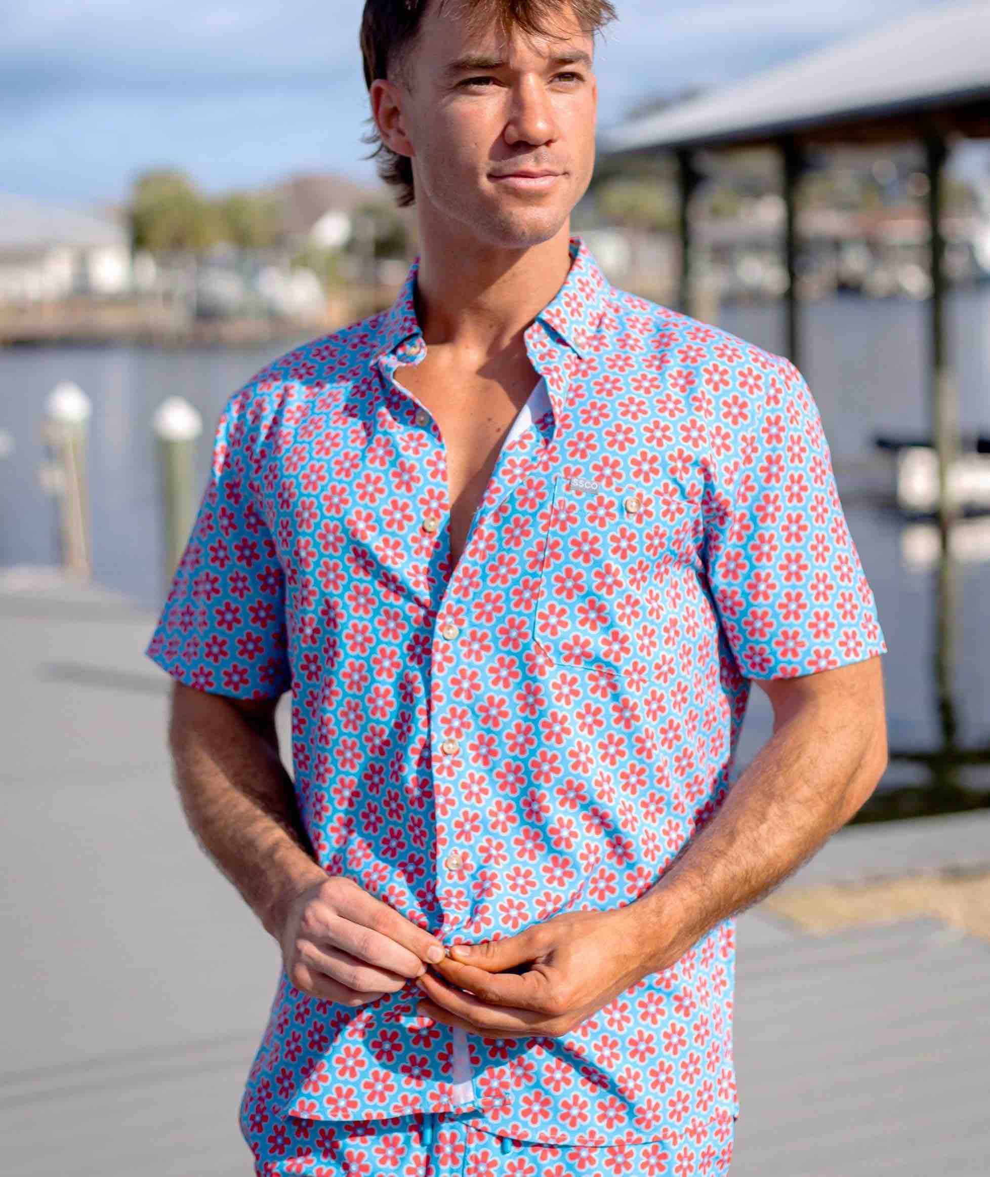 Flower Pong Baja Shirt SS