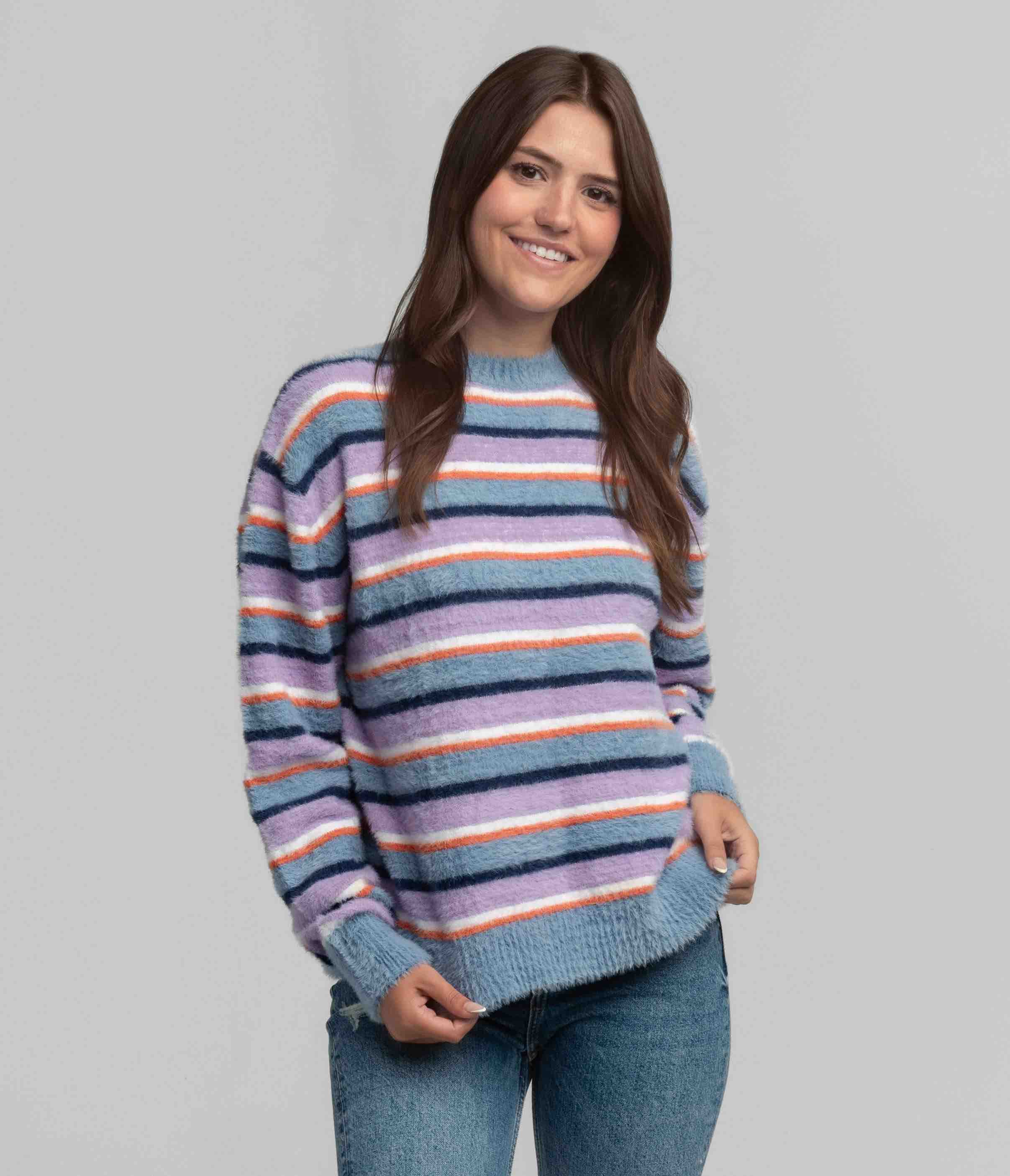 Crewneck Intarsia Sweater