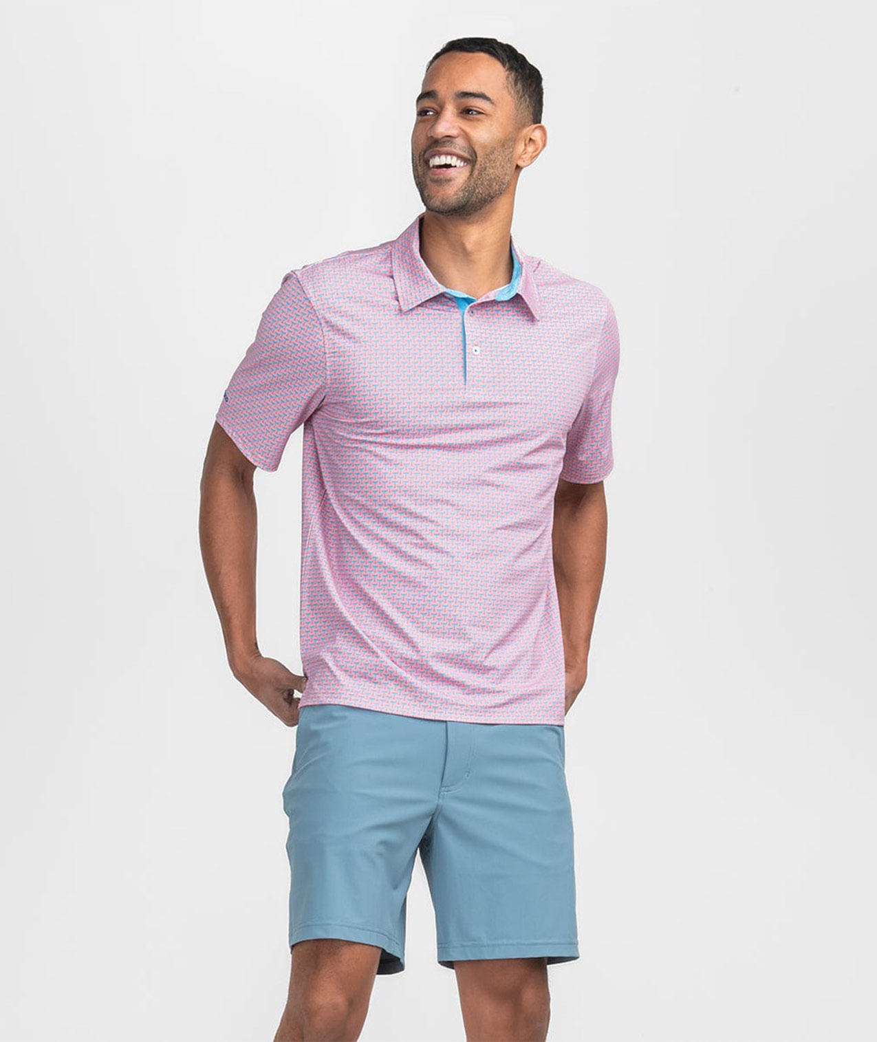 Martini Madness Printed Polo