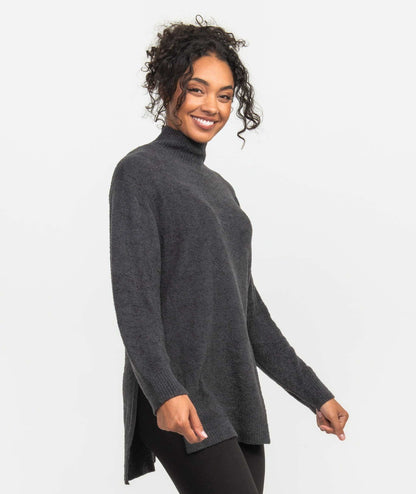 Dreamluxe Notched Turtlneck Sweater