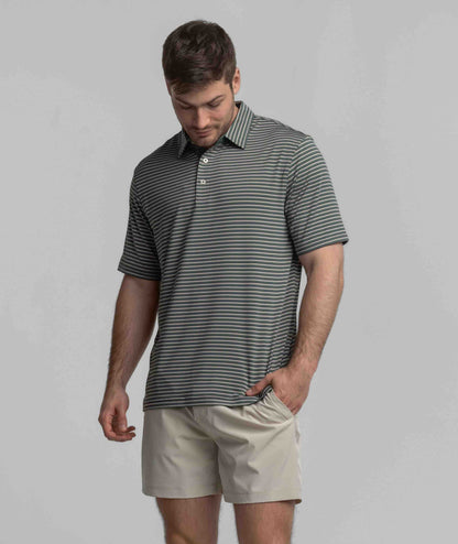 Crestline Stripe Polo
