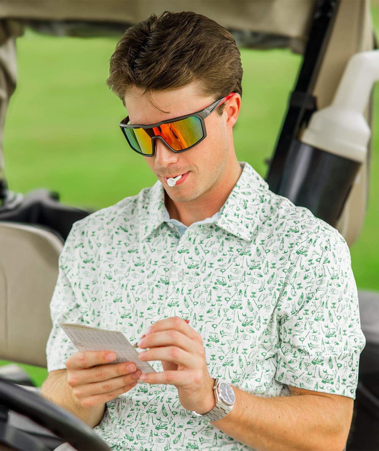 Tapped In Printed Polo