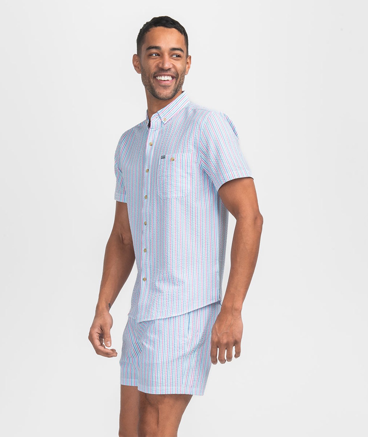 Clubhouse Seersucker Baja Shirt SS