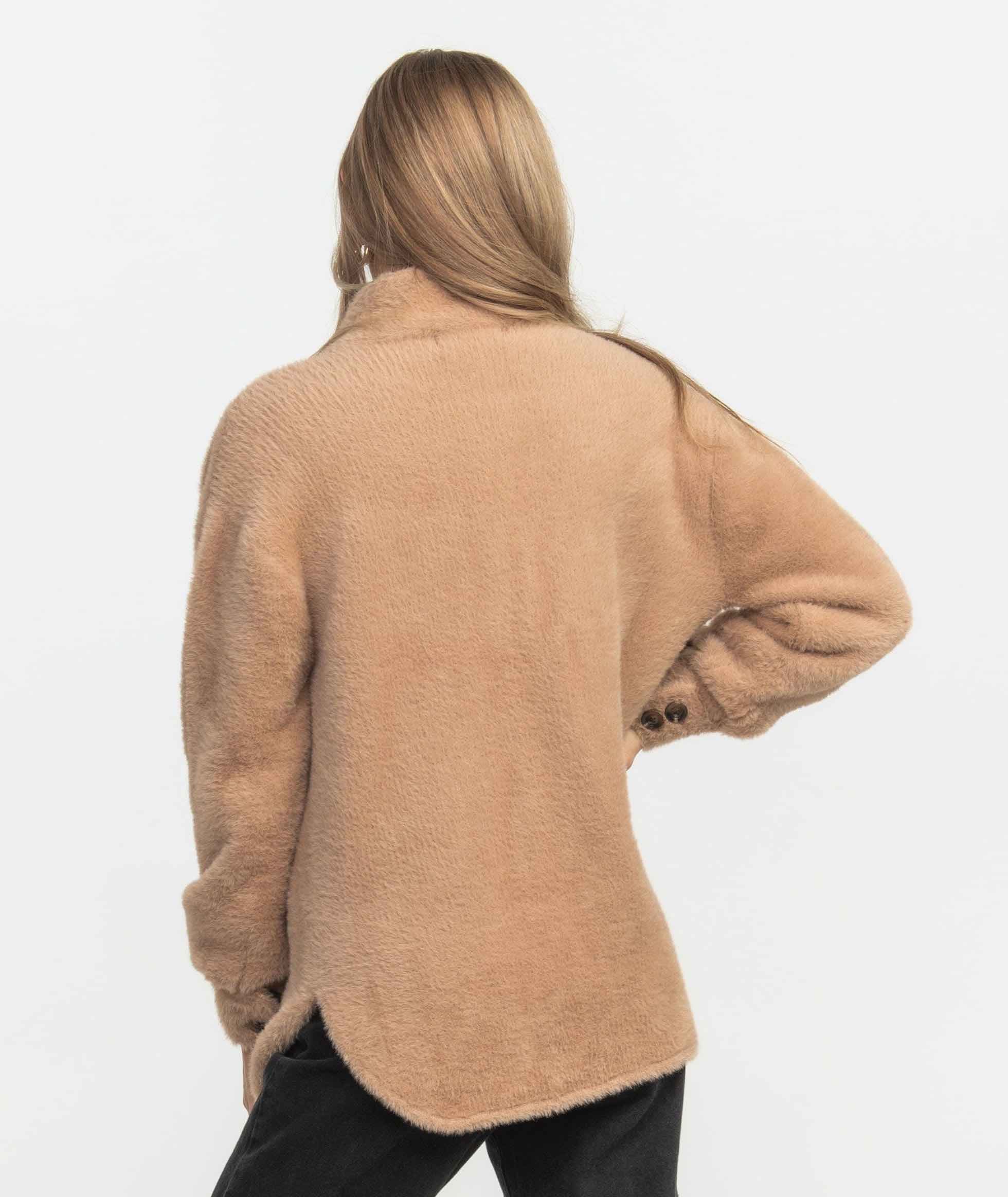 Feather Knit Shacket