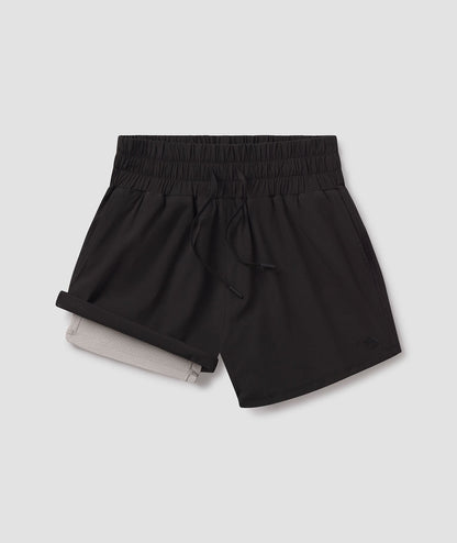 Womens Lined Hybrid Shorts