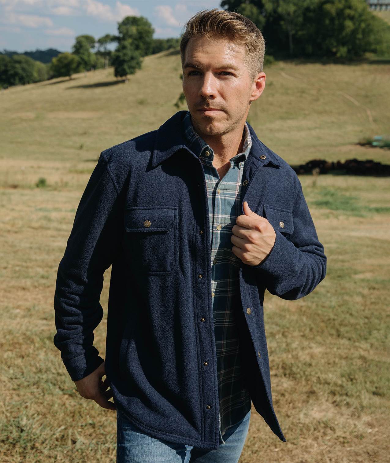 Stretch Twill Shacket