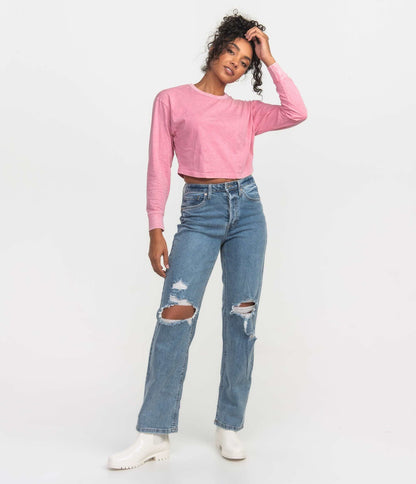 Anywhere Darted Tee LS