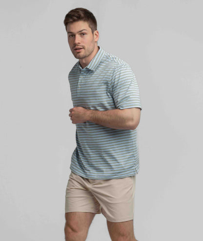 Cahaba Heather Stripe Polo