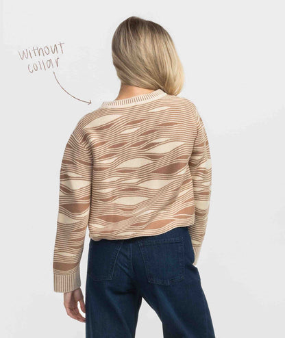 Convertible Collar Sweater