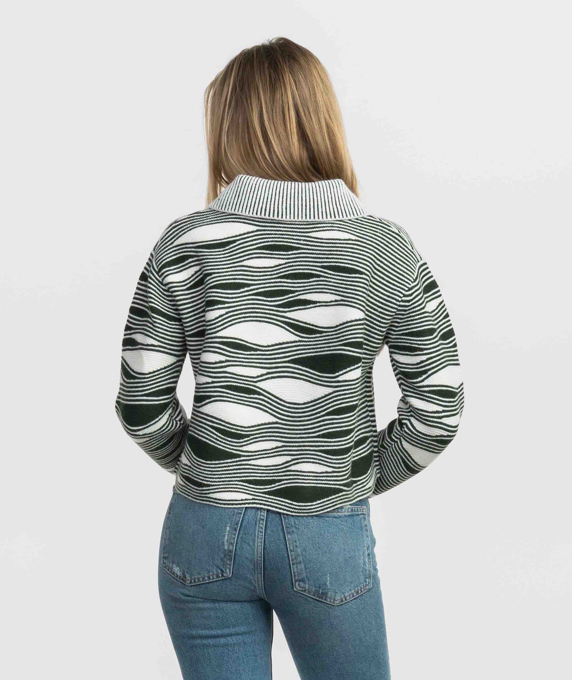 Convertible Collar Sweater