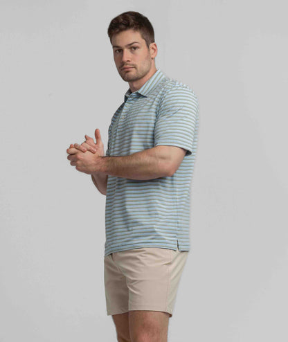 Cahaba Heather Stripe Polo