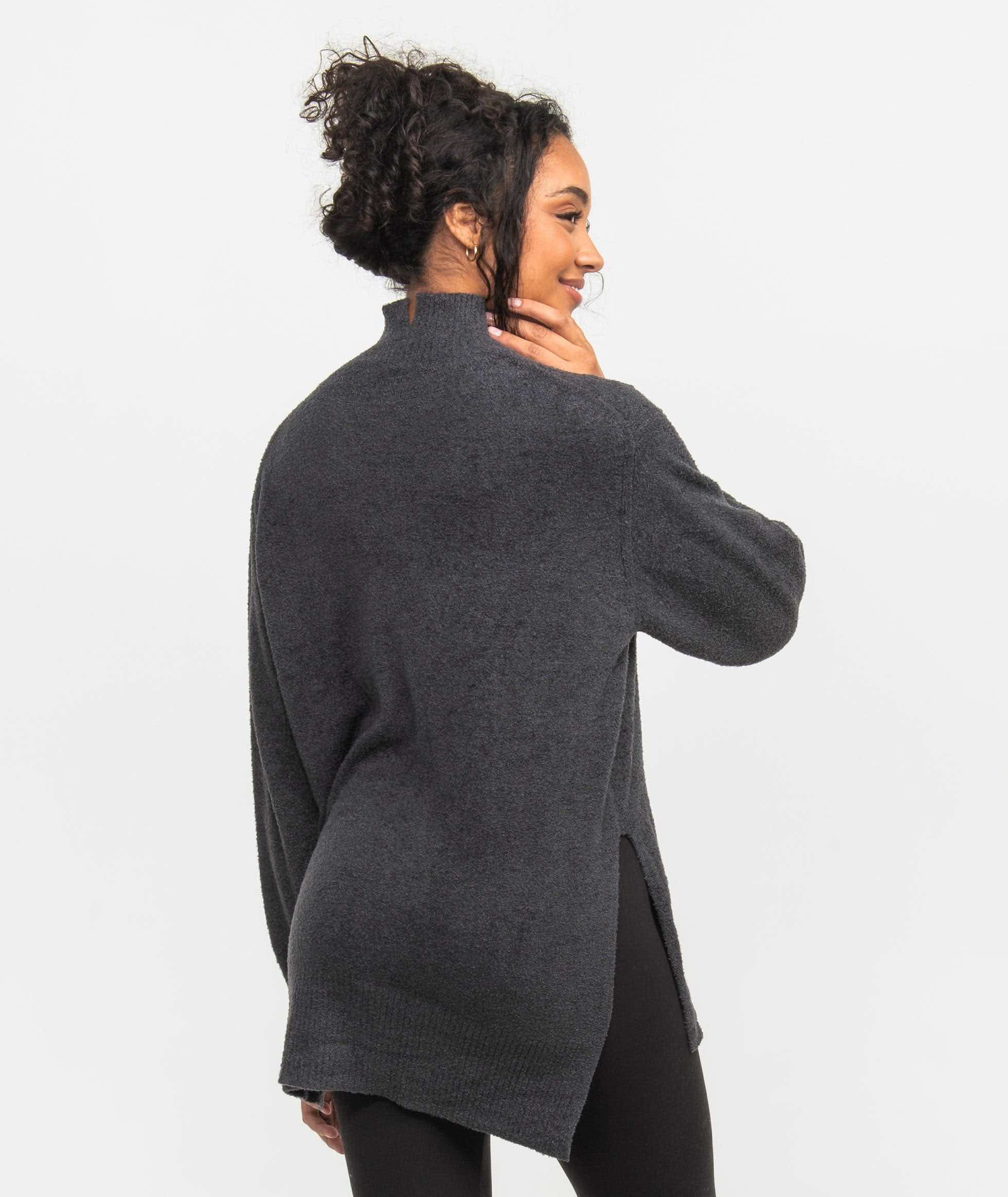 Dreamluxe Notched Turtlneck Sweater