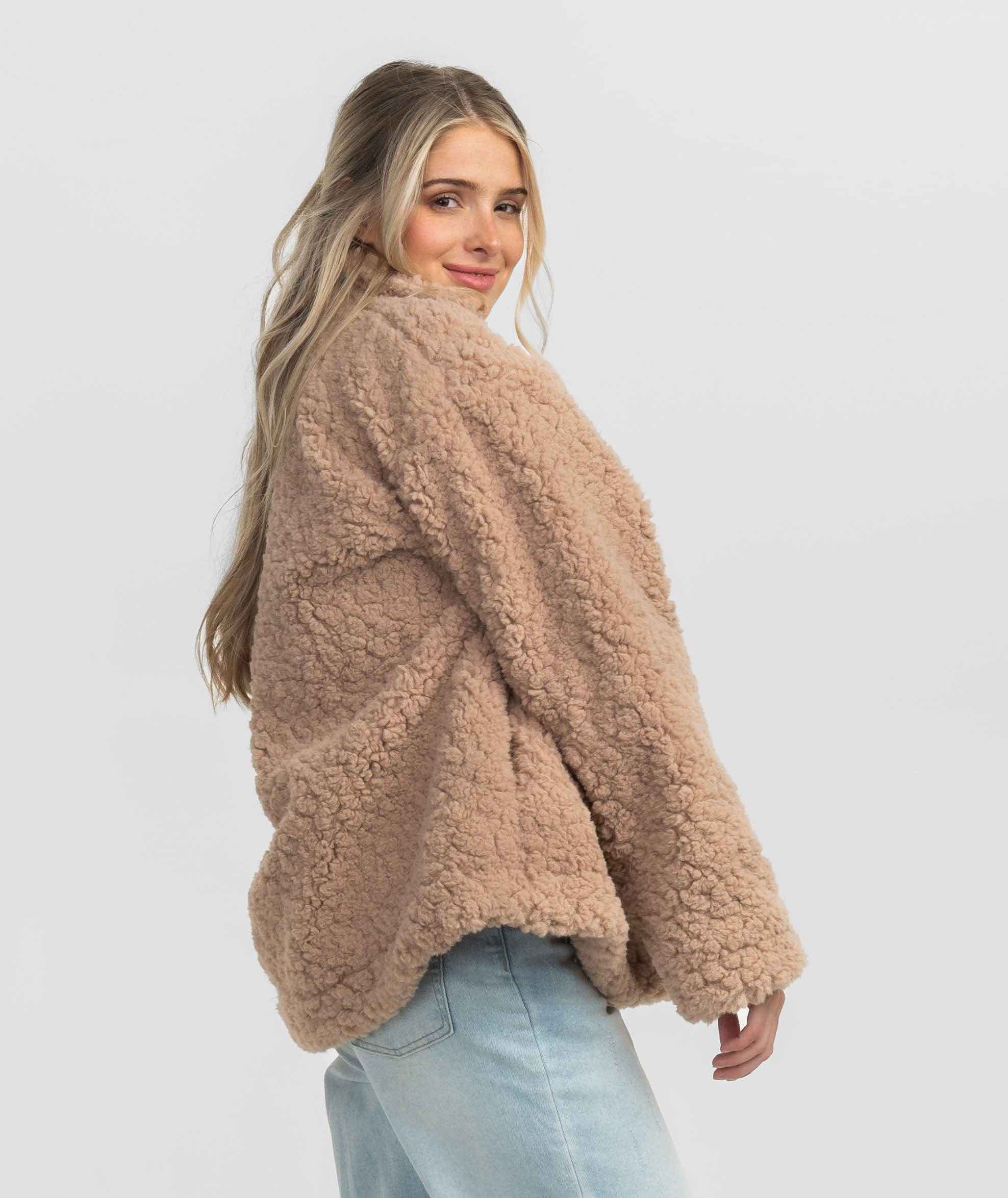 Faux Fur Sherpa Jacket