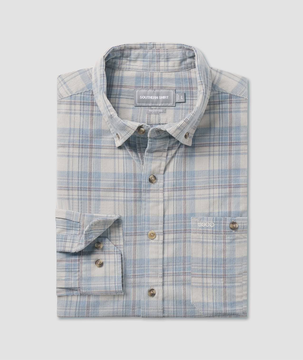 Braxton Lightweight Cord Flannel
