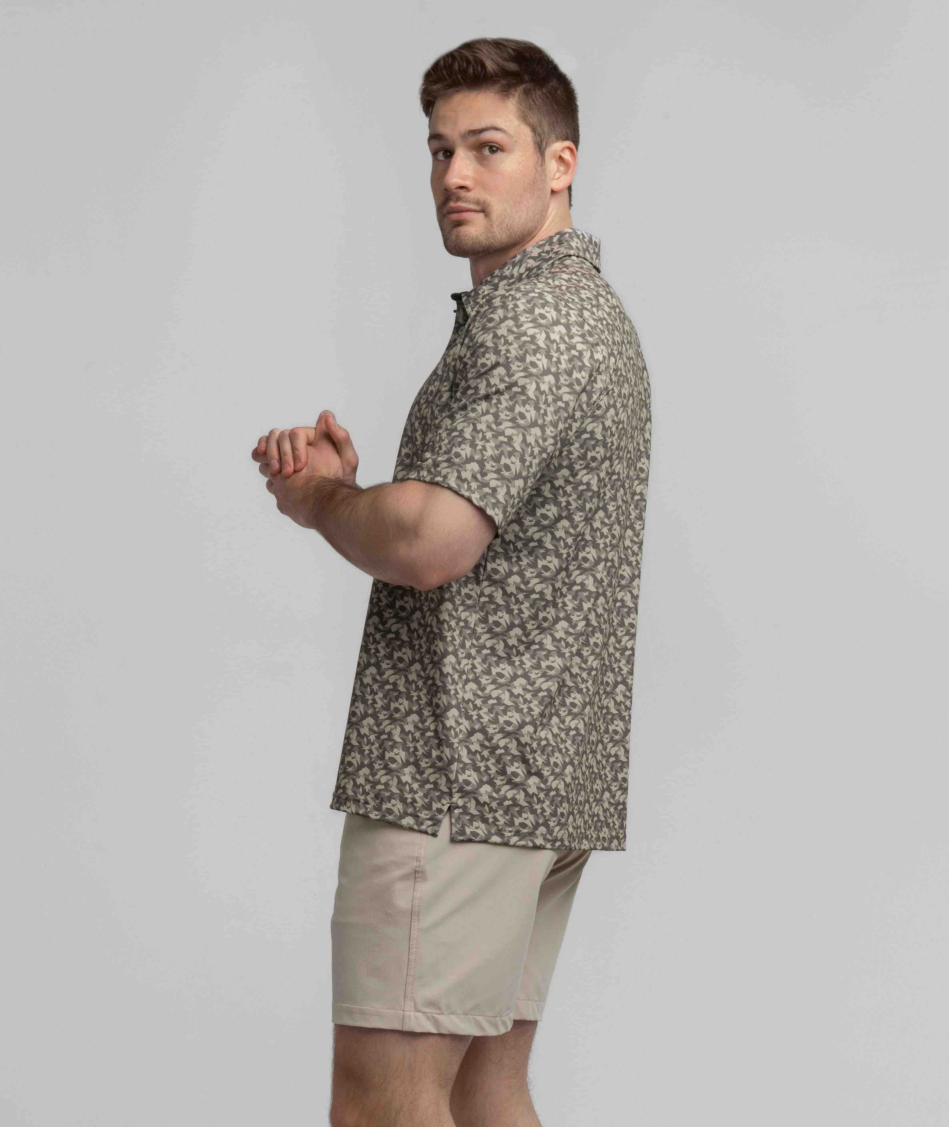 Feathered Pursuit Printed Polo