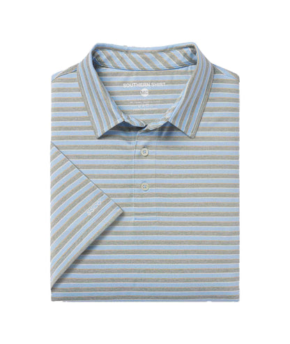 Cahaba Heather Stripe Polo