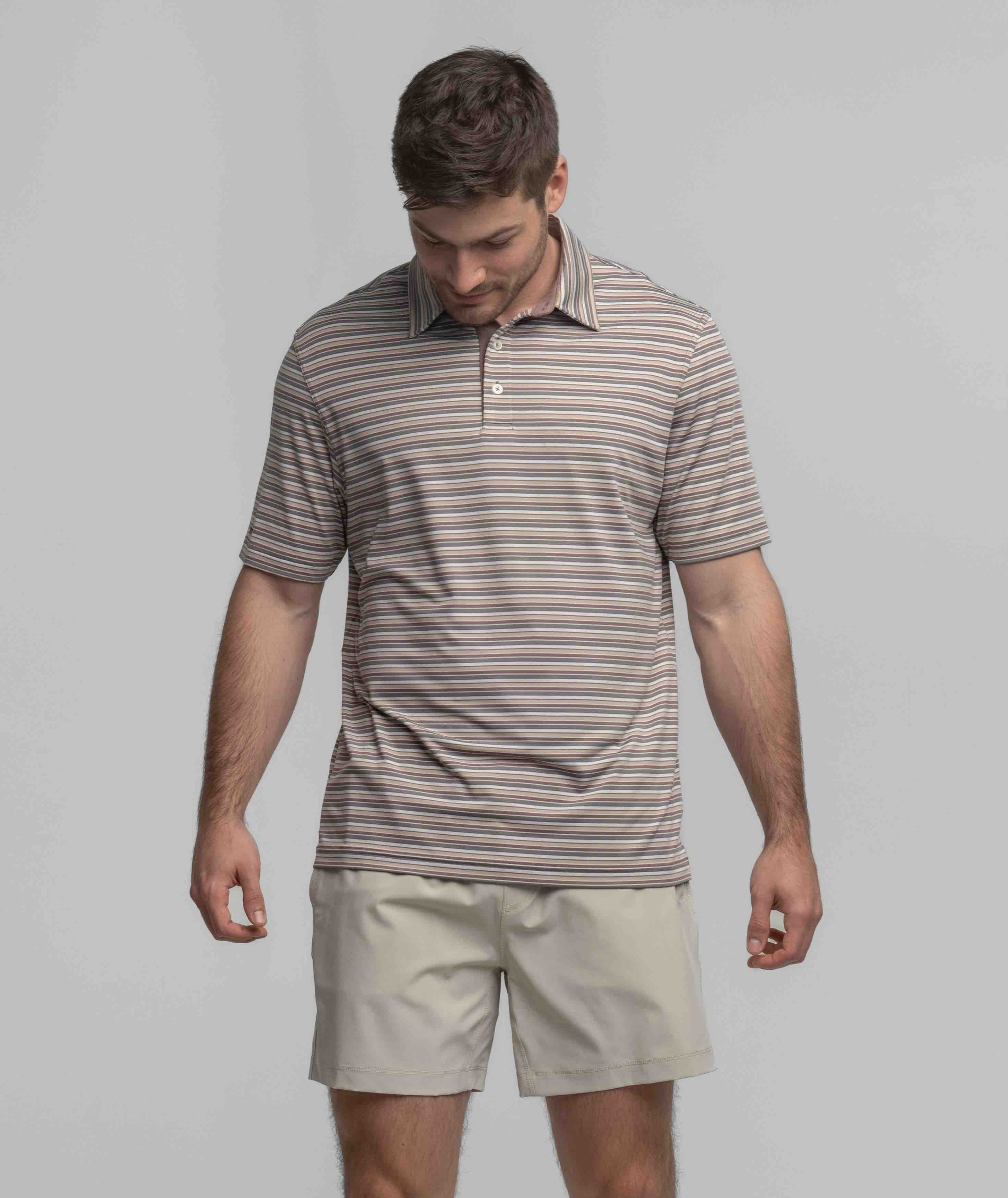 Grant Stripe Polo