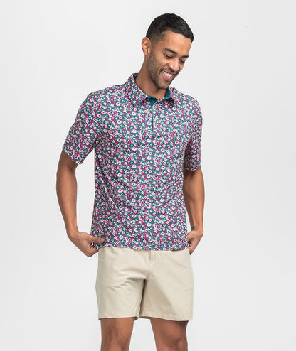 Floral Fusion Printed Polo