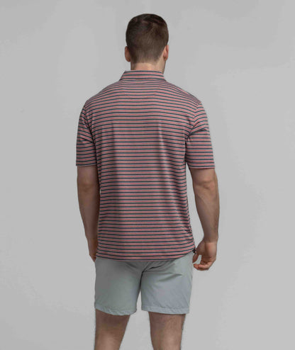 Cahaba Heather Stripe Polo