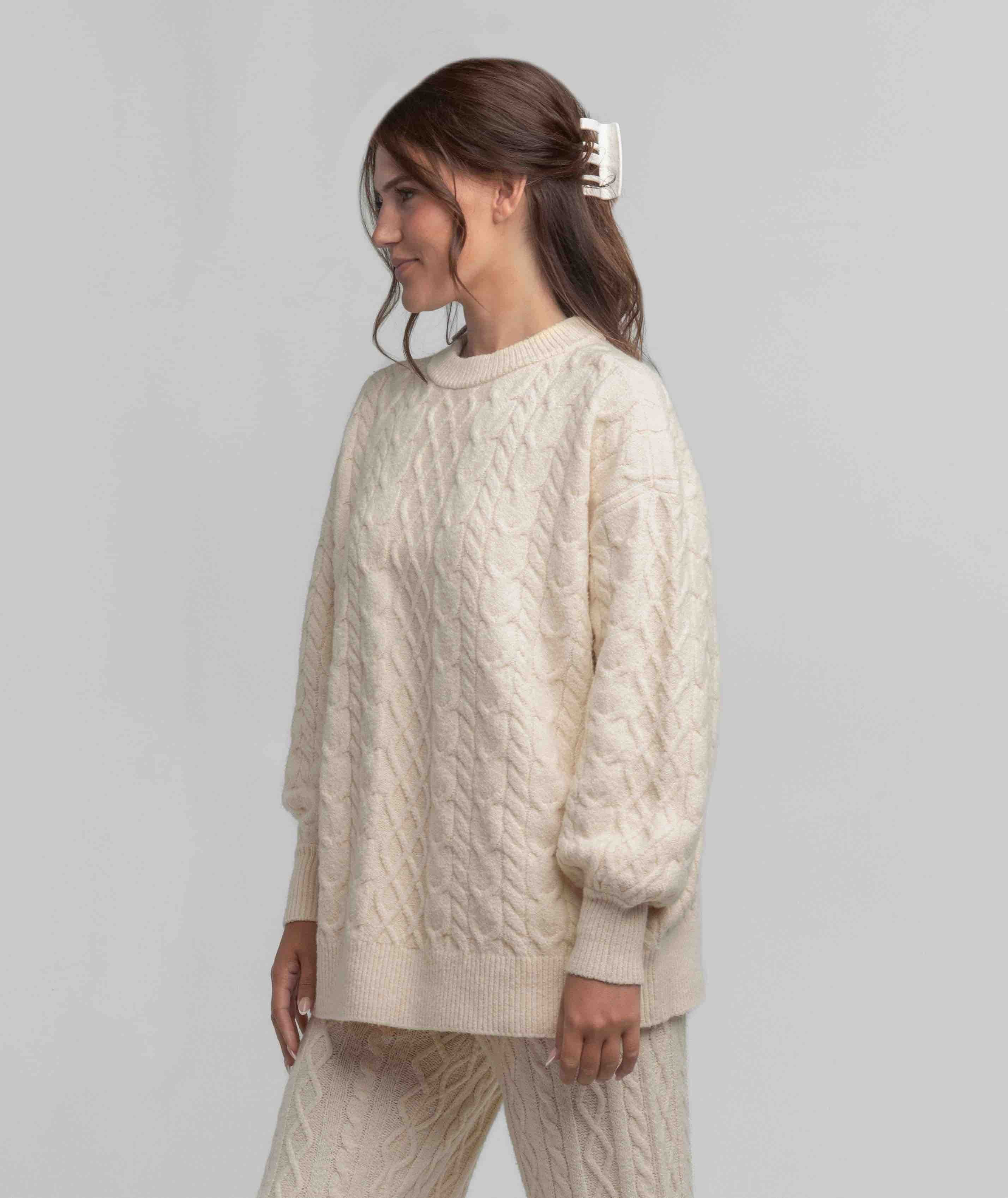 Comfy Cozy Cable Sweater