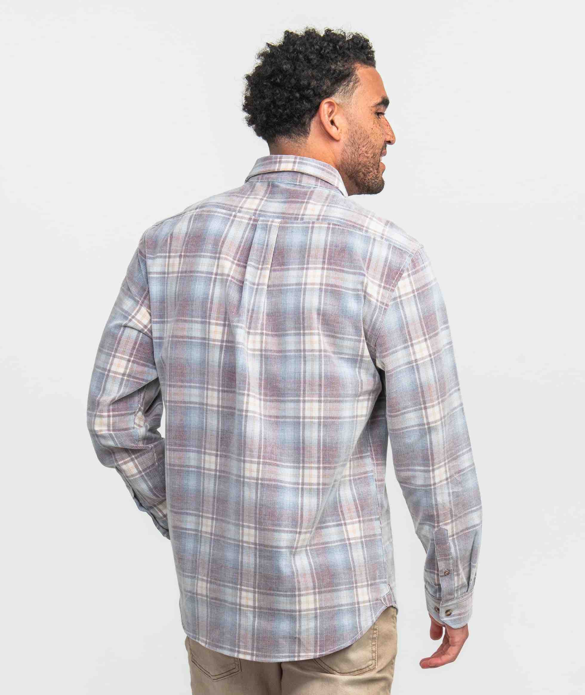 Braxton Lightweight Cord Flannel LS
