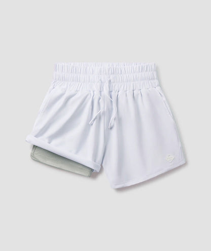 Womens Lined Hybrid Shorts
