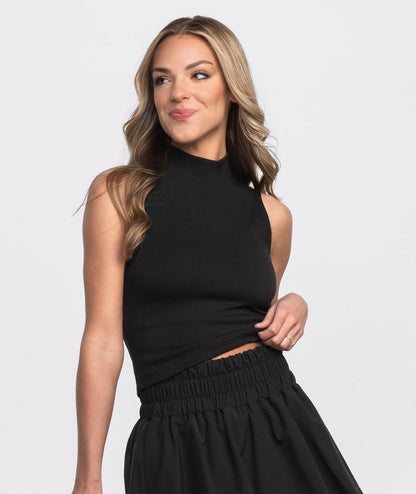 AstroKnit Mock Neck Performance Tank