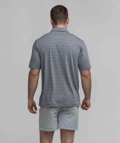 Cahaba Heather Stripe Polo